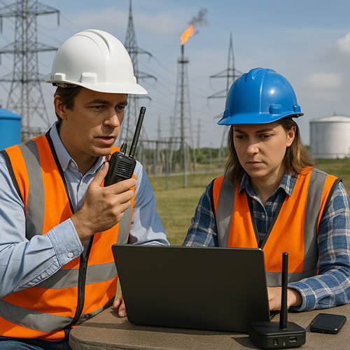 Wireless communications in utilities